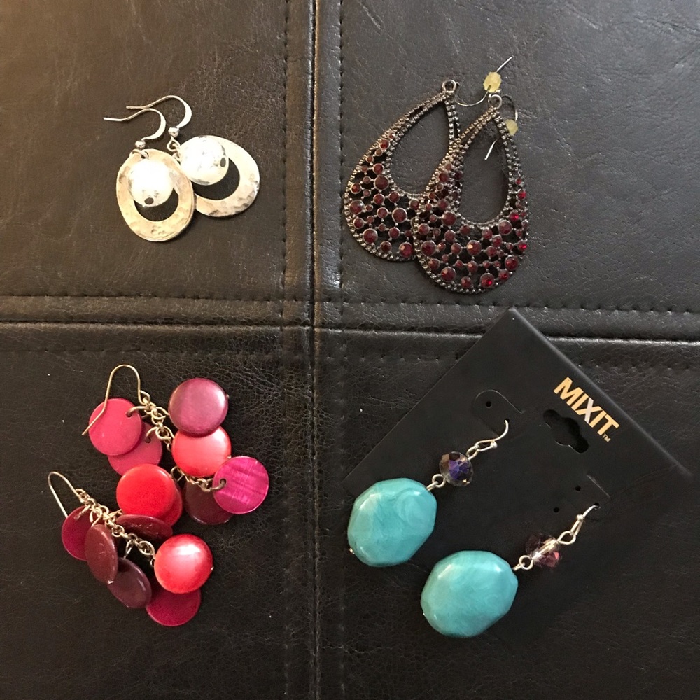 4 Pairs of Earrings
